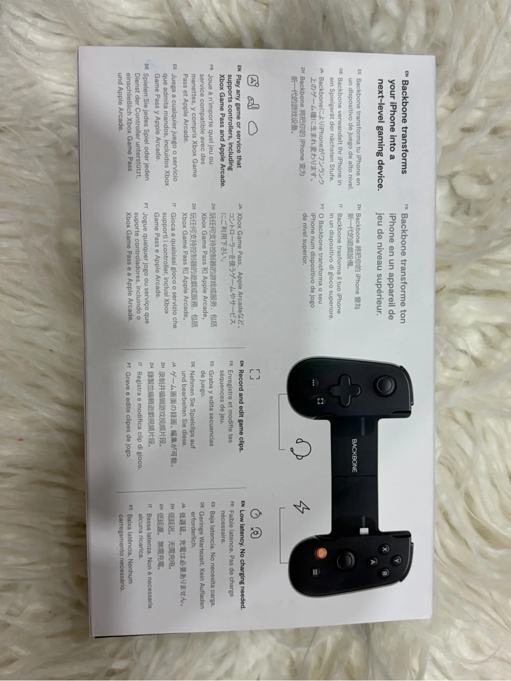 Mobile Gaming Controller for iPhone - Black